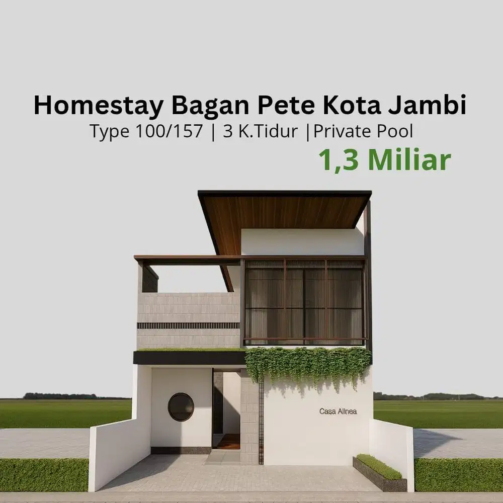 Homestay Bagan Pete Kota Jambi Siap Bangun