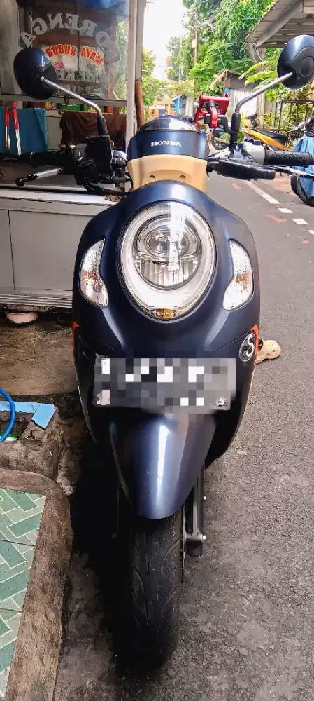 DIJUAL HONDA NEW SCOOPY FASHION BLUE TAHUN 2021