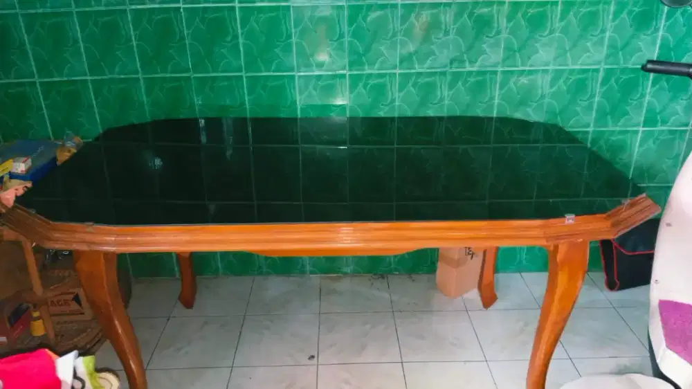 meja makan full jati