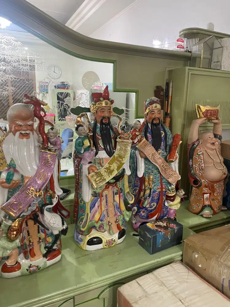 Dekorasi feng shui hoki fu lu so dewa