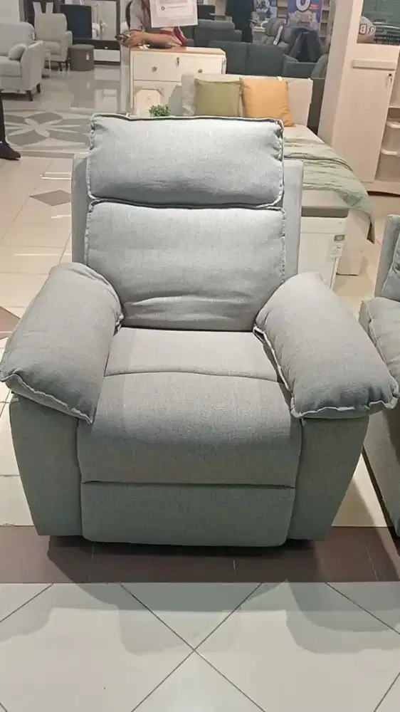 LORRY SOFA 1S RECLINER GREY