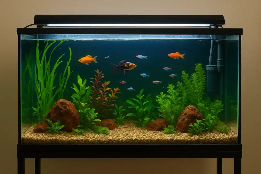 Penjaga Toko Ikan Aquarium