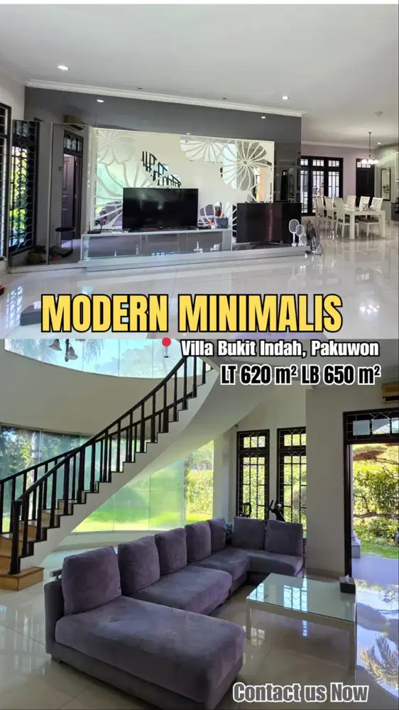 HARGA SPESIAL! DIJUAL RUMAH MODERN MINIMALIS VILA BUKIT INDAH PAKUWON!