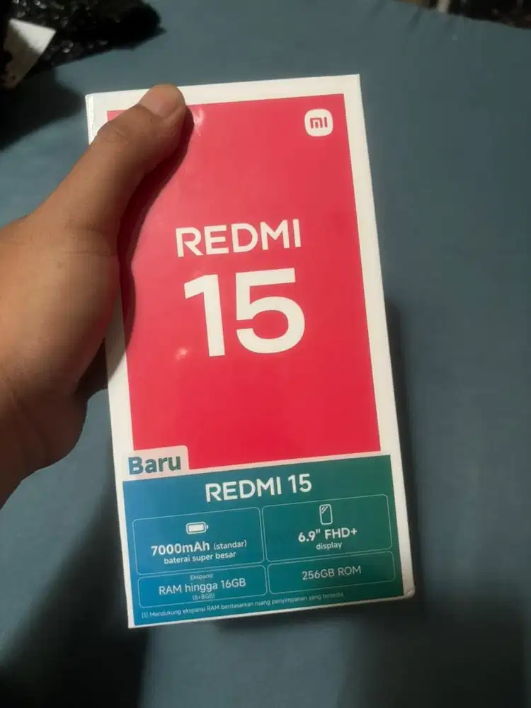 Xiaomi Redmi 15 8/256 Midnight Black (Baru)