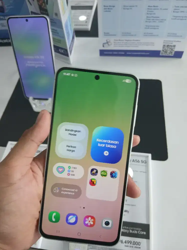 Promo Samsung Galaxy A56 8+8/256GB garansi sein free adapter