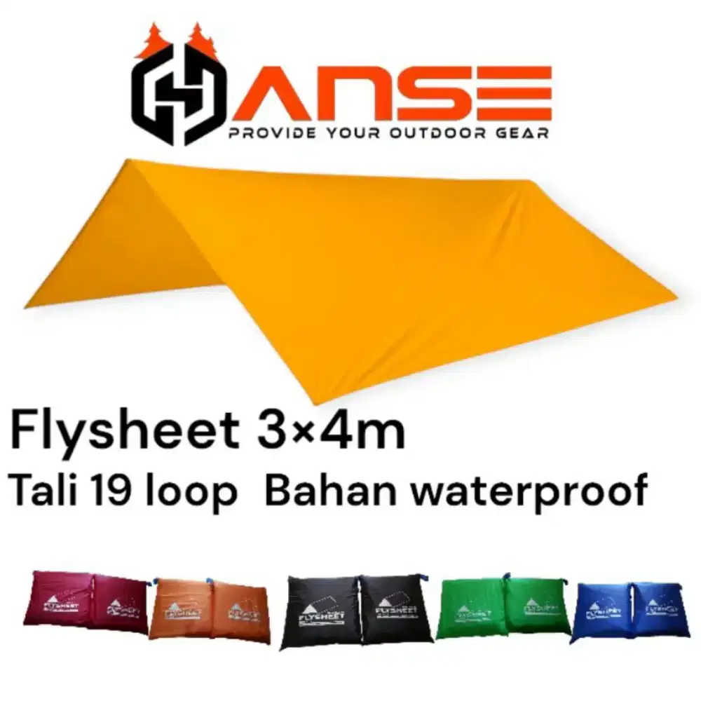 Fly sheet 3x4 meter flysheet waterproof