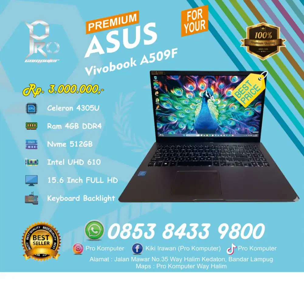 ASUS Vivobook A509F Prokomputer