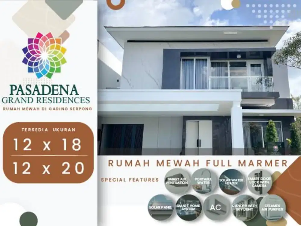 Rumah Mewah Mulai 4M-an di Jantung Gading Serpong!  Grand Pasadena Residences