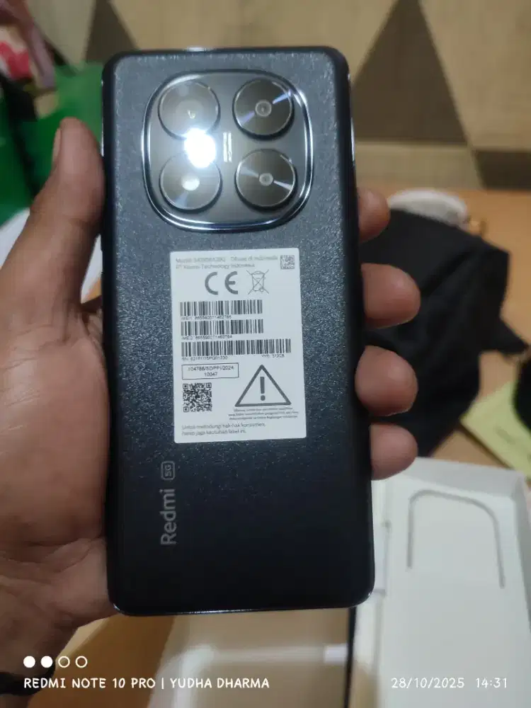 xiaomi redmi note 14 pro 5g fullset