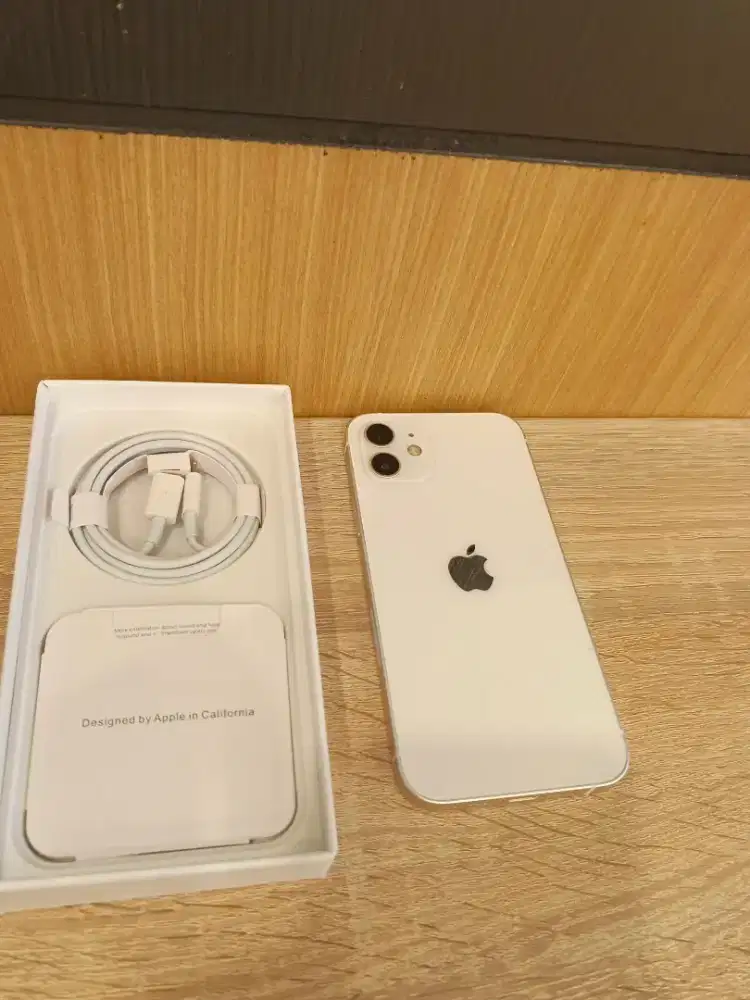 Iphone 12 128gb tentang baru paple putih