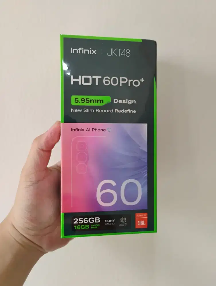 (BARU) Infinix Hot 60 Pro+ Plus 8/256, SEGEL Garansi Resmi, Bisa COD
