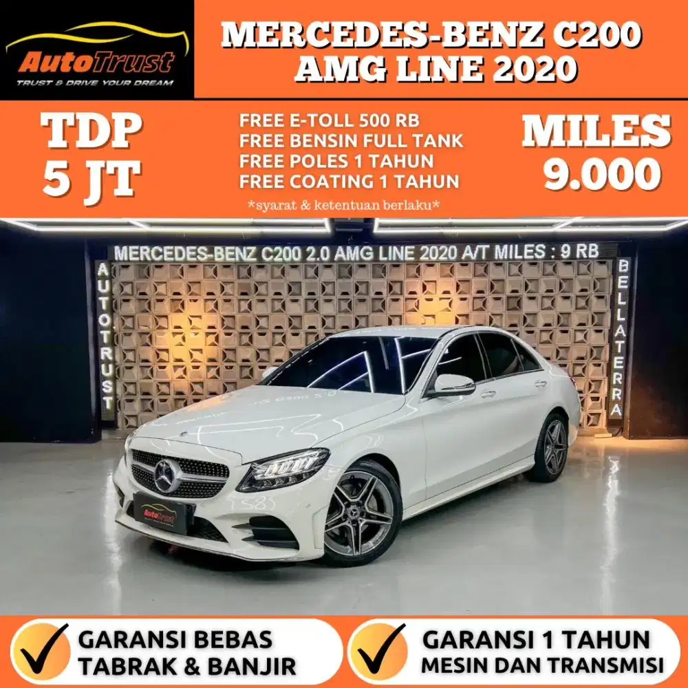 CASH 515 JUTA | MERCEDES BENZ C200 2.0 AMG LINE AT 2020