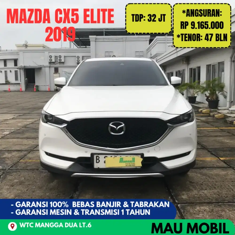 TDP 32JT, Mazda CX5 Elite 2019/2020 Putih, KM 55rb
