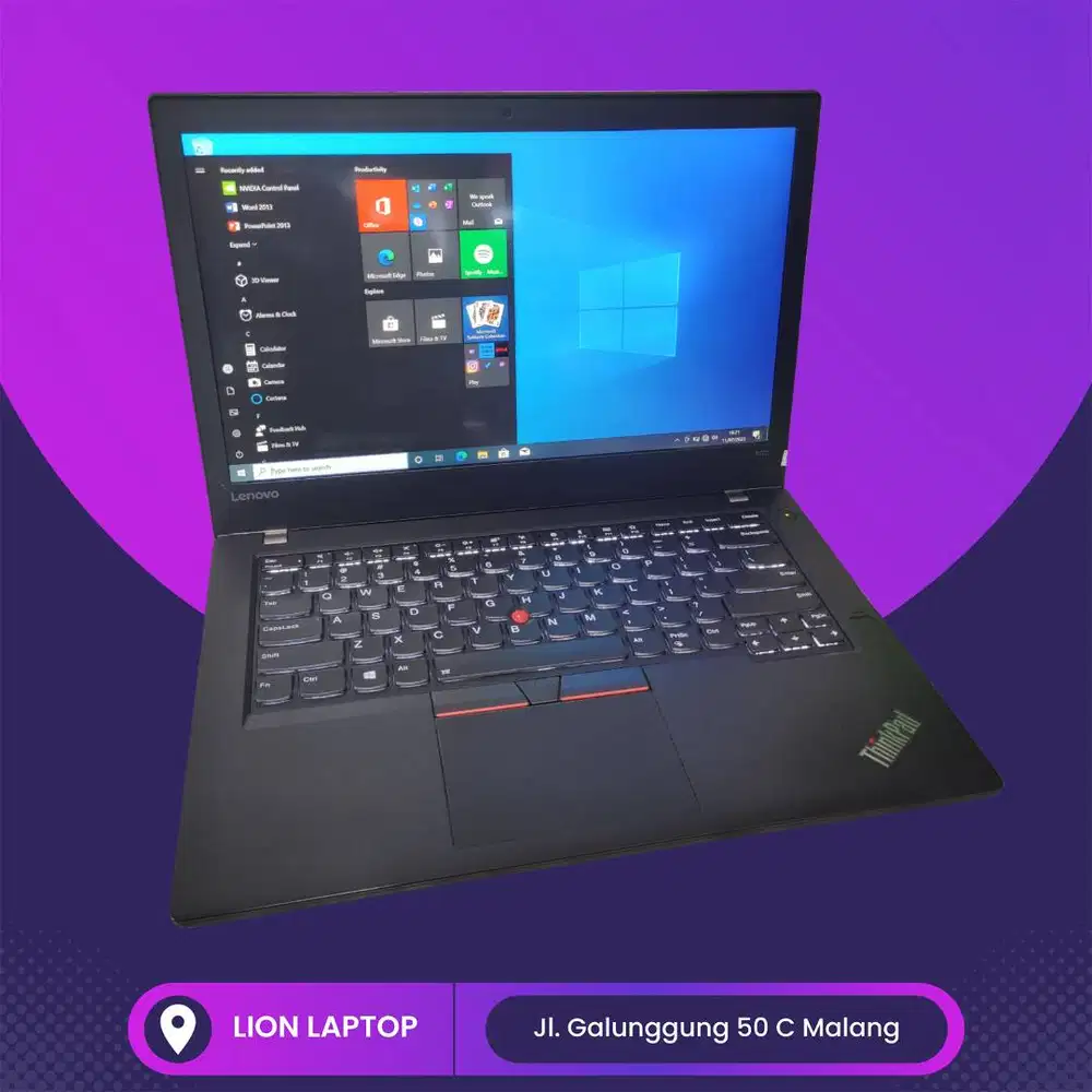 RAM 8GB SSD 256GB i5 Lenovo Thinkpad T470 [28|10]