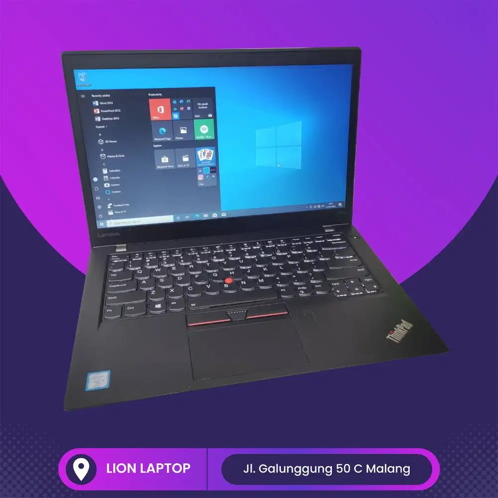 RAM 8GB SSD 256GB Core i7 SLIM Lenovo Thinkpad T470s [28|10]