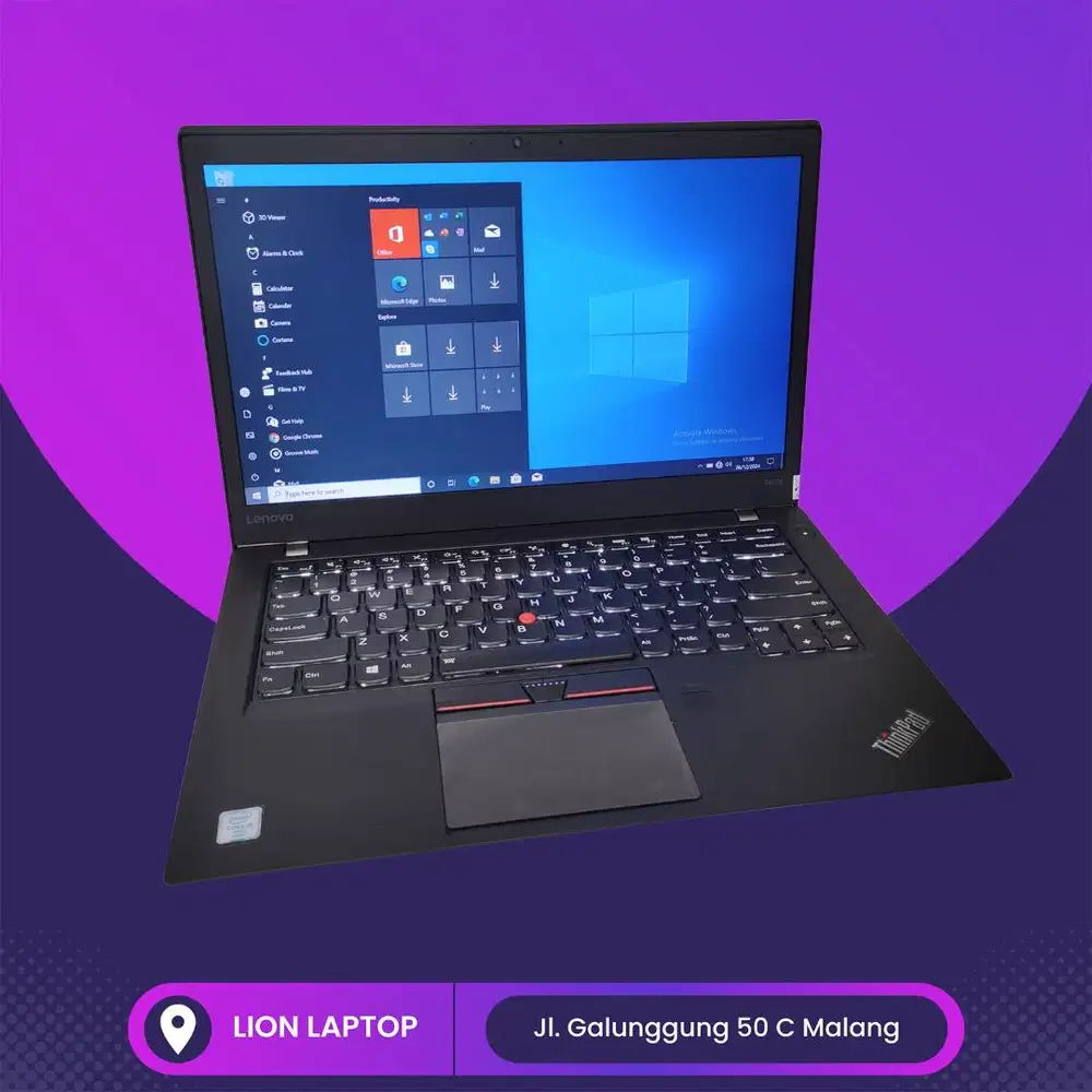 RAM 8GB SSD 256GB Core i5 Slim Lenovo Thinkpad T460s [28|10]