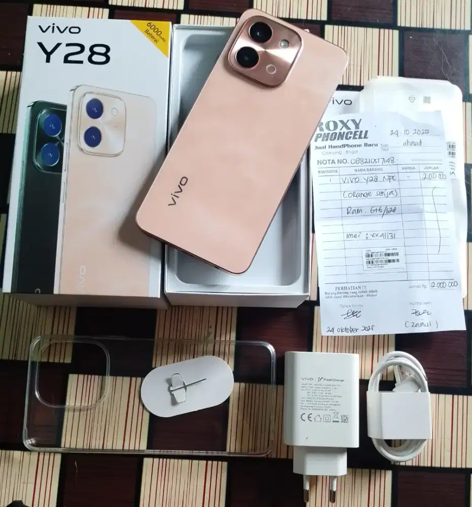 VIVO Y28 NFC RAM 6/128 PAKEAN 5 HARI
