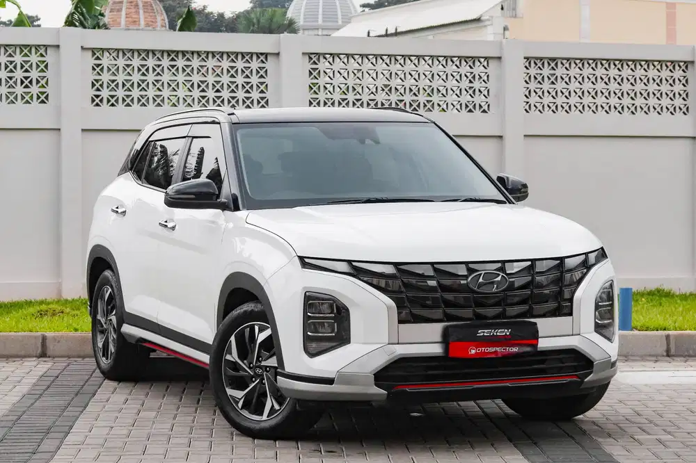 Hyundai Creta Prime 1.5 Sunroof Panoramic AT Matic 2022 Putih.