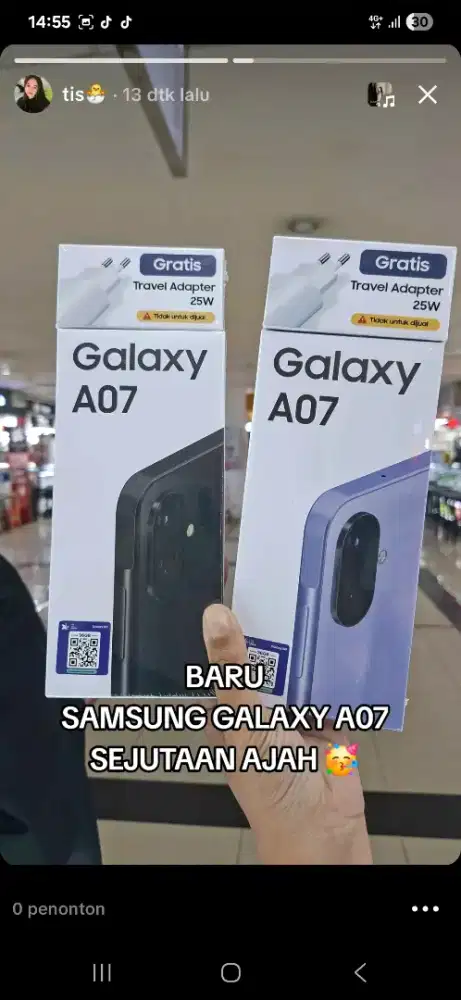 Samsung A07 4/64 BARU