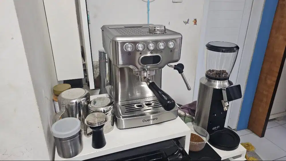 Mesin Kopi Expresso Guarrero TBK 01 dan Grinder GR 01 di perkuat paten