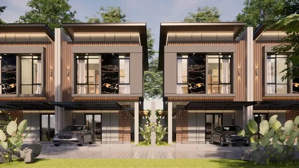 RUMAH KEREN 2 LANTAI, SDH SHM DEKAT DENGAN GASIBU, BONUS KOLAM RENANG