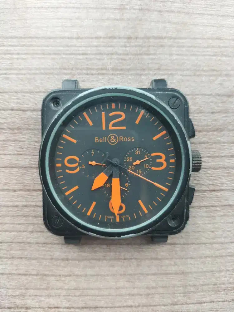 Di Jual Jam Tangan Bell & Ross BR01-94 Chronograph Automatic Hitam