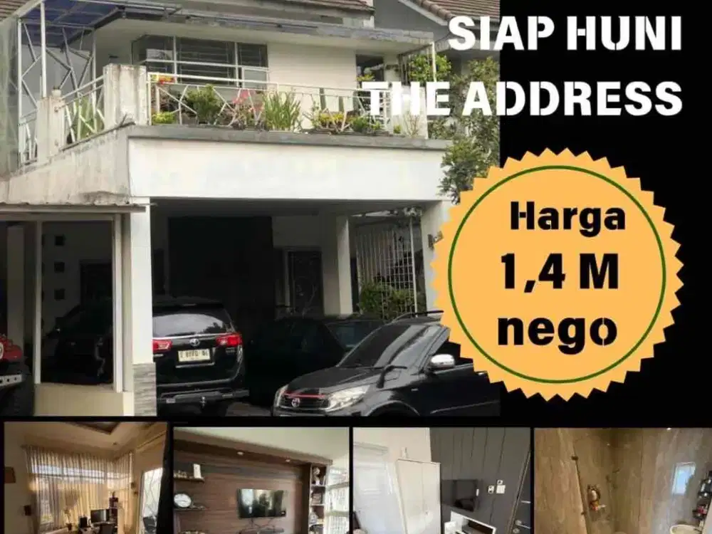 Rumah siap huni di The Address Cibubur