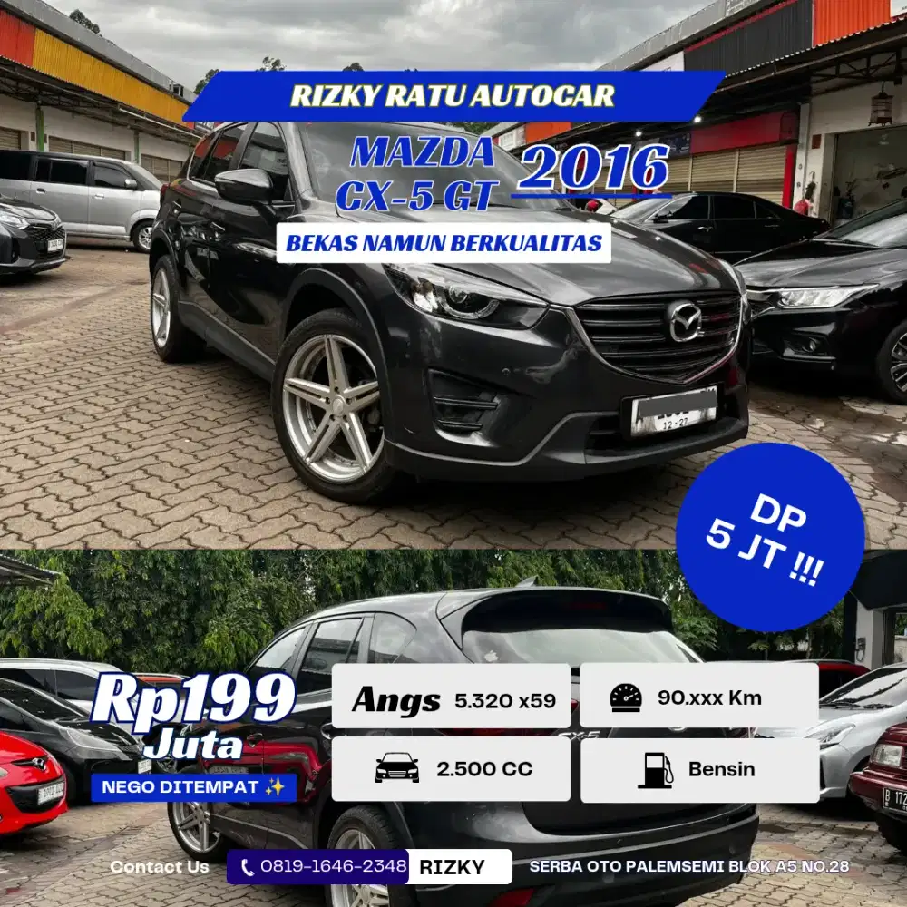 DP 5 JT!!! MAZDA CX5 GT 2016