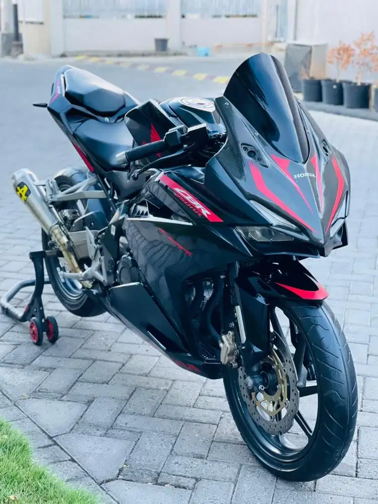 Honda cbr250rr black freedom 2019 plat W pajak on cbr 250 rr hitam