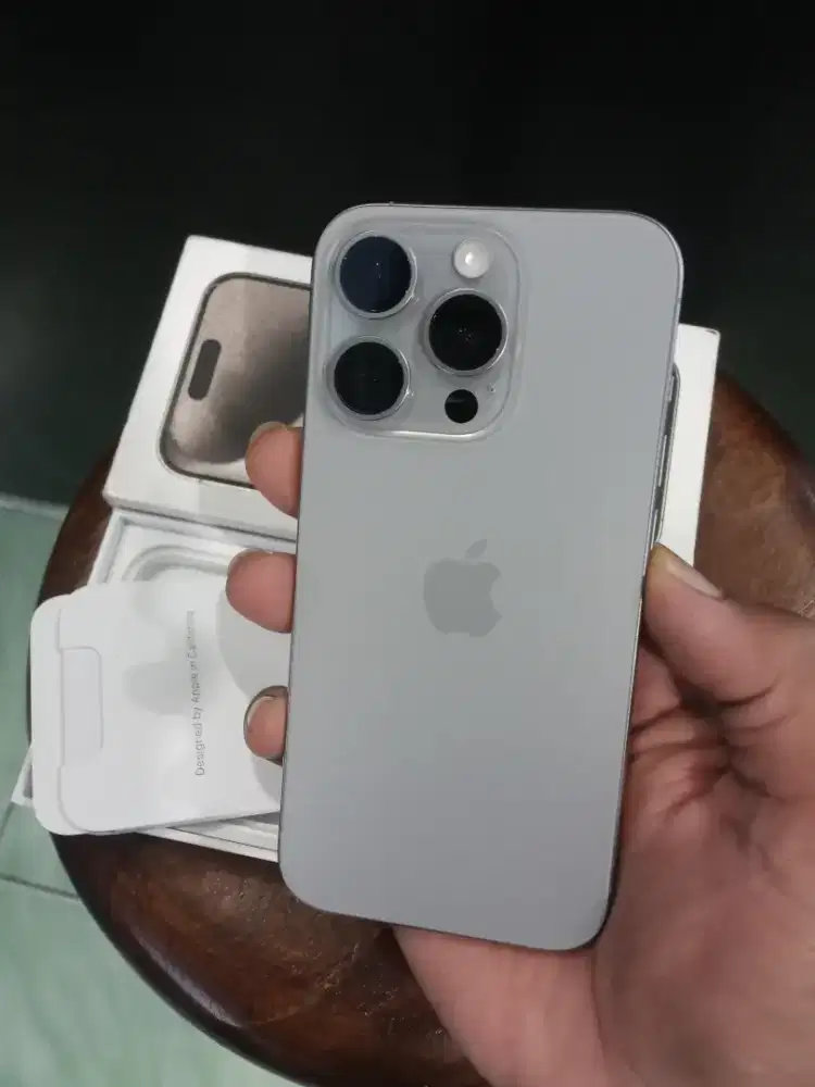 iPhone 15 Pro 128gb Resmi iBox Natural Titanium