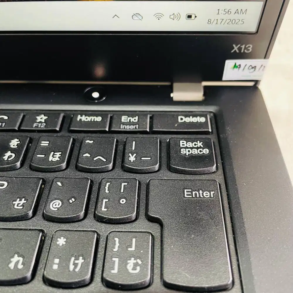 LENOVO THINKPAD X13 // RAM 8GB // SSD 256GB