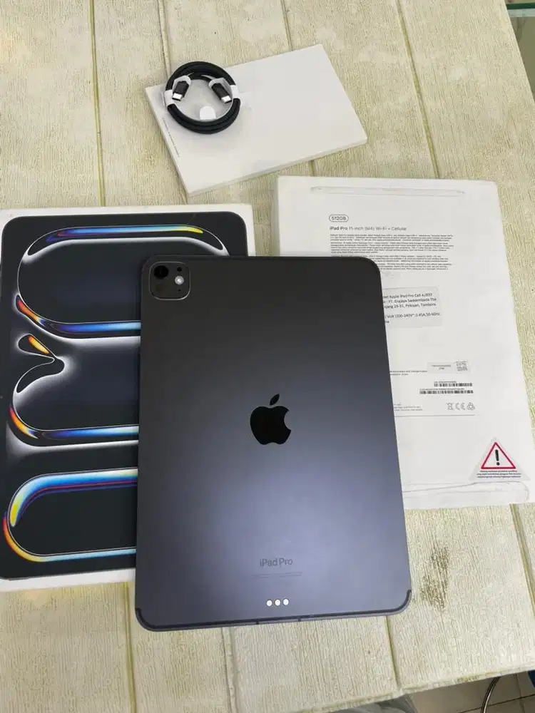 (resmi ibox) Ipad pro M4 11 512Gb celuler+wifi bekas seperti baru