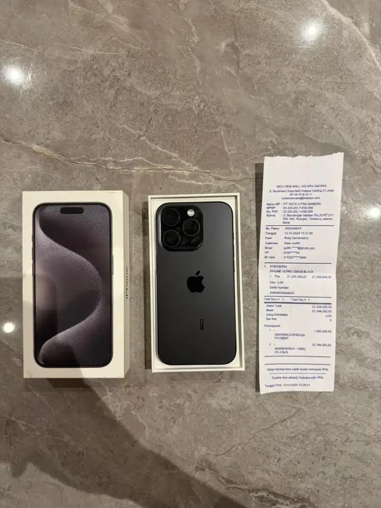 iphone 15 pro 256 GB ibox