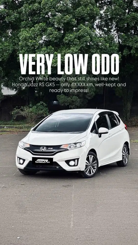 LOW KM! Honda Jazz 1.5 RS 2014