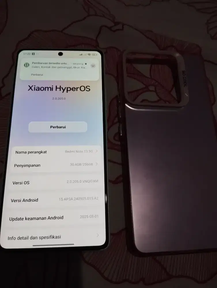 XIAOMI NOTE 13 5G 8/256 SUPER MULUSSS