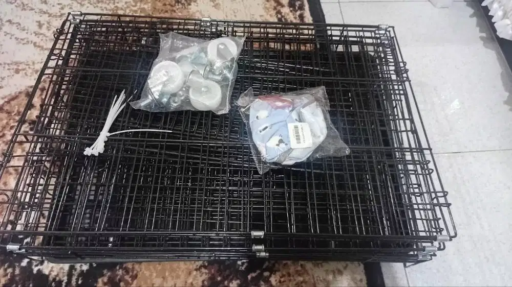 Kandang kucing tingkat 3 ukuran 60×40×100