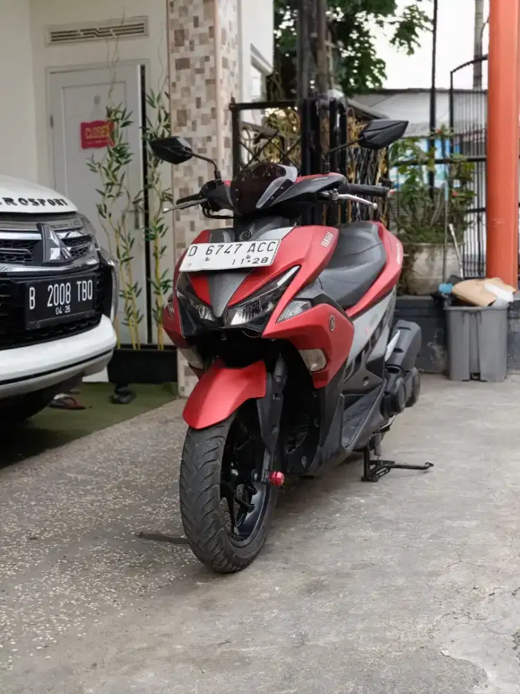 Aerox tahun 2018 pajak isi/tt boleh gan cash lebih bagus