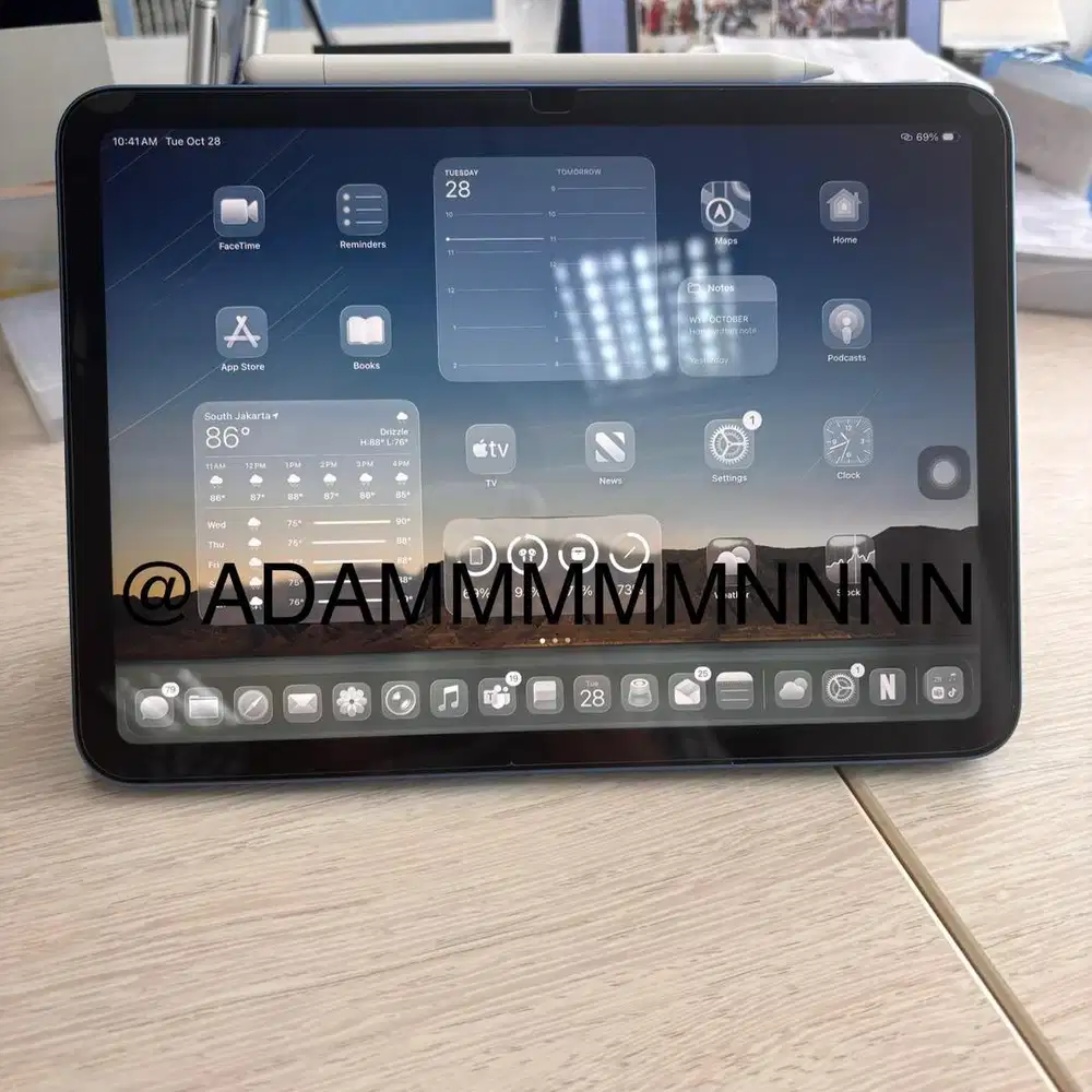 Apple iPad 11th Gen 2025 - 128 GB BLUE + Apple Pencil USB C