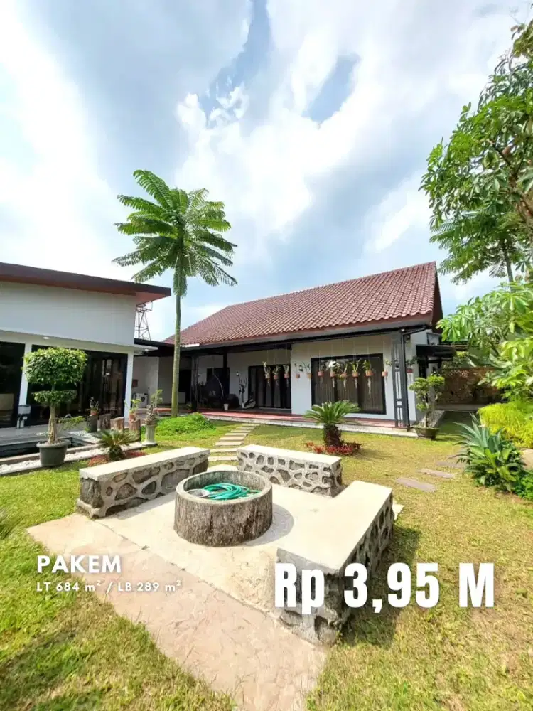 Dijual Villa Sejuk dan Asri Cocok Untuk Slow Living di Pakem