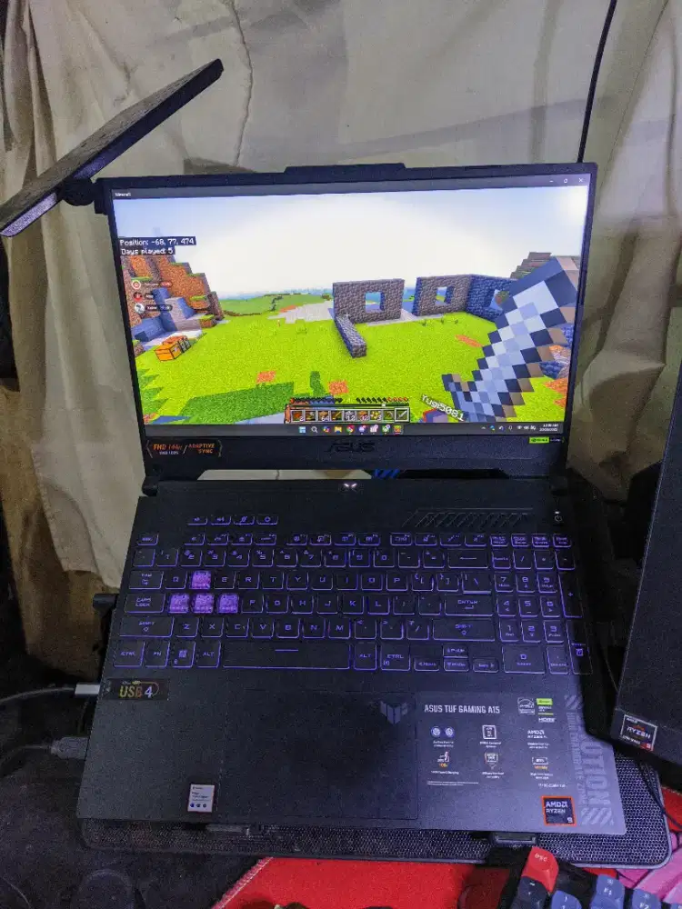 Laptop ASUS TUF RTX 4070 8GB Ryzen 9 8945H RAM 32GB