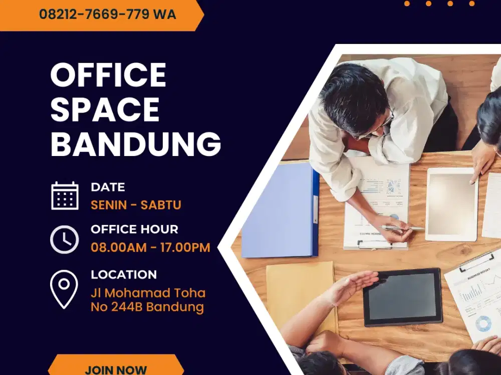Promo Sewa Ruang Kantor Murah Di Bandung Bisa Bulanan & Fasilitas Lengkap