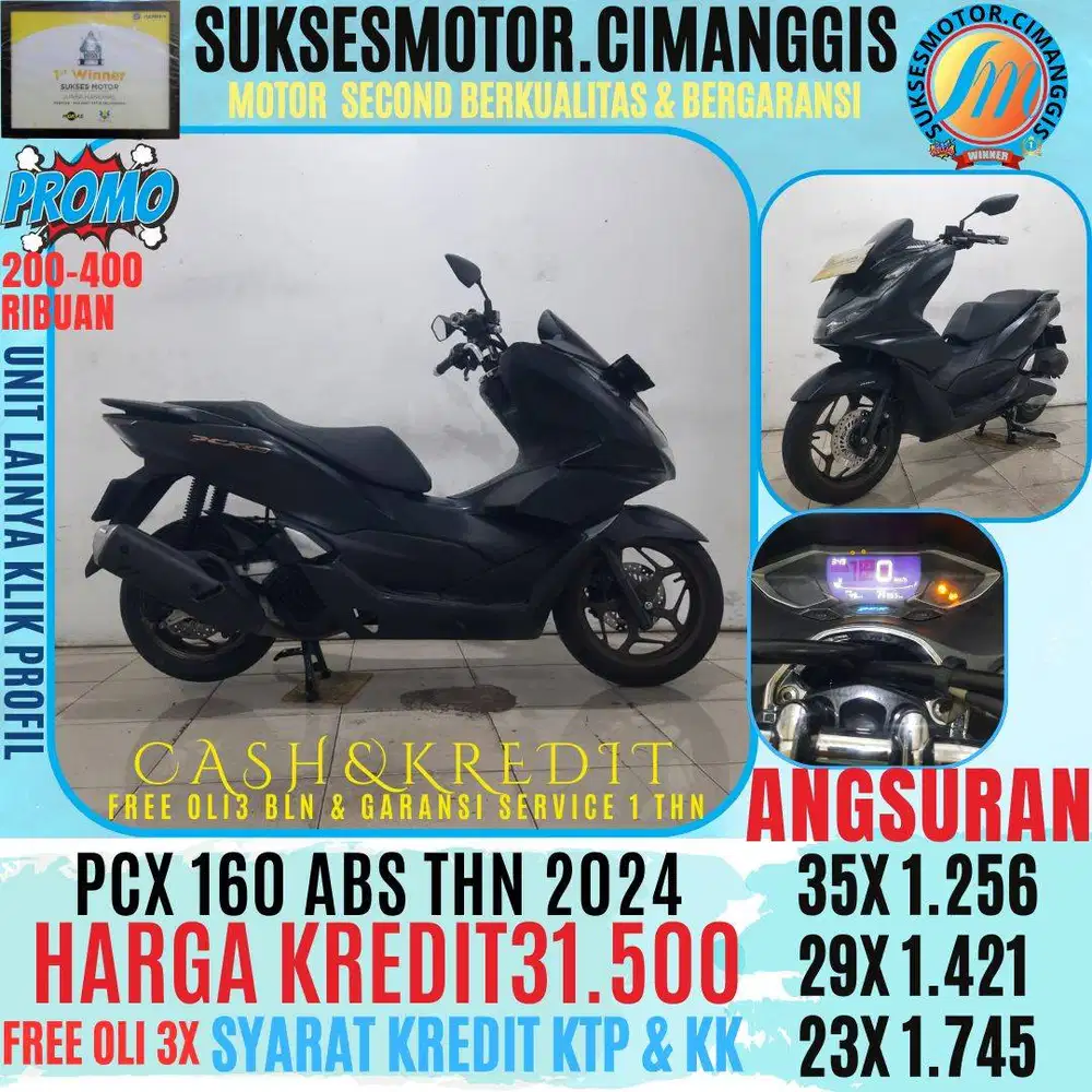 PCX 160 ABS CASHBACK UPTO 700RIBUAN FREE OLI 3 BLN KLIK PROFIL UNITNYA