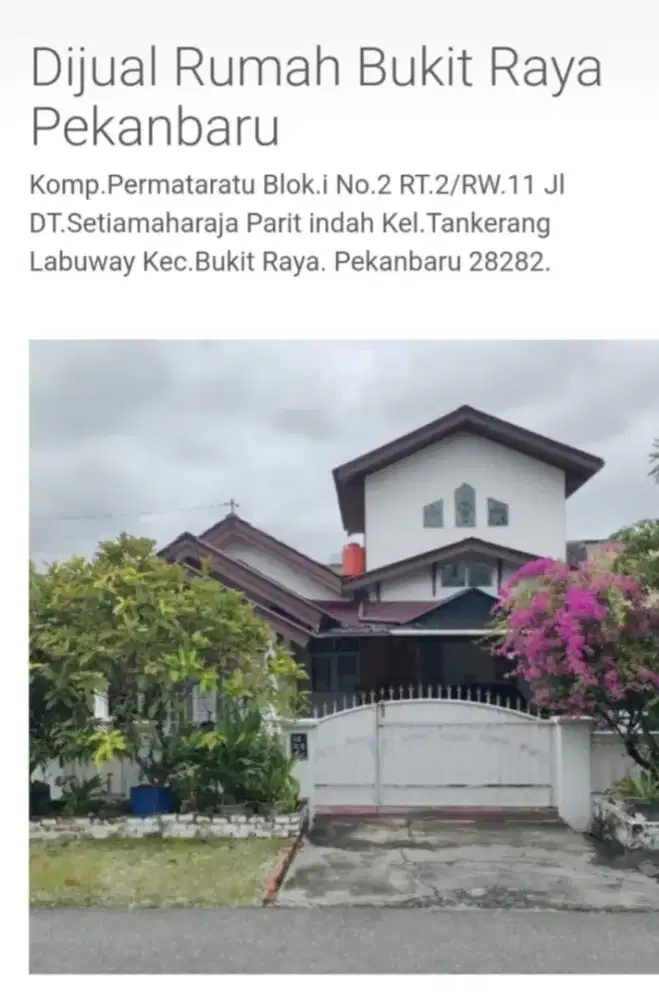 Di Jual 1 Bidang Tanah dan Bangunan Rumah Pribadi