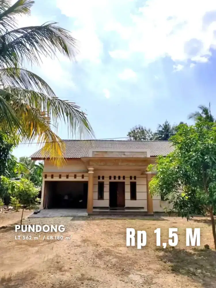 Dijual Rumah Halaman Luas dekat di Ngentak Pundong Pantai Parangtritis