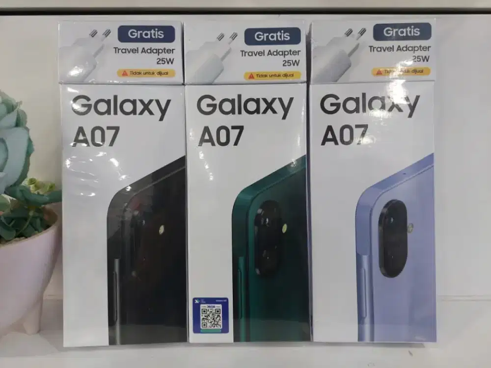 NEW SAMSUNG GALAXY A07 4/64GB FREE ADAPTOR 25W ORIGINAL