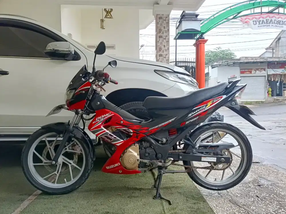 Satria fu tahun 2013 km 20rb/tt boleh gan cash lebih bagus