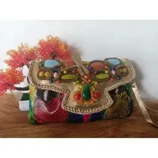 TAS KULIT ULAR TIPE CLUTCH