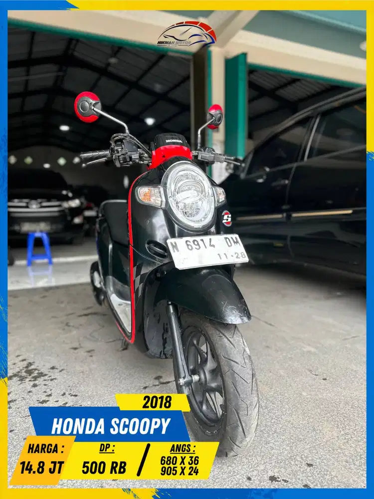 HONDA SCOOPY 2018 NEGO AJA BOSKUU HIKMAH MOTOR KEPUH