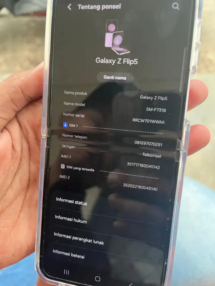 Dijual Hp Samsung Z Flip 5