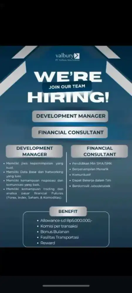 Lowongan Kerja Marketing/Consultant
